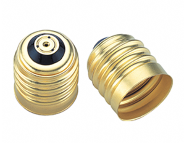 E39铜黄玻璃灯头