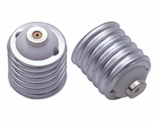 E40铝本色陶瓷灯头